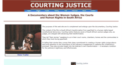 Desktop Screenshot of courtingjustice.com