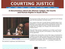 Tablet Screenshot of courtingjustice.com